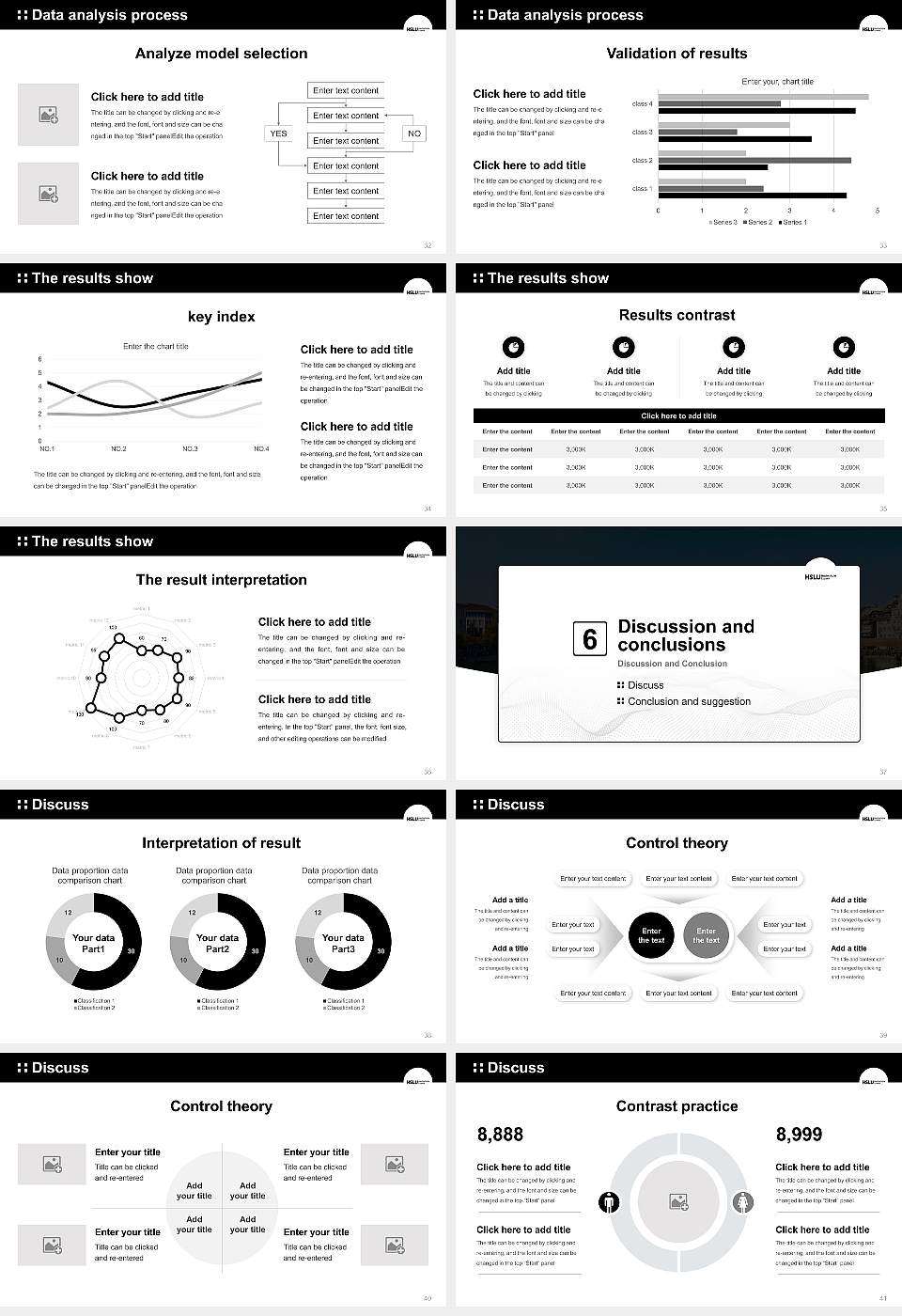 Lucerne University of Applied Sciences and Arts Graduation Thesis Defense PPT Template16:9 ratio PPT effect preview image5