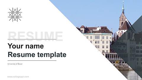 University of Basel Resume PPT Template