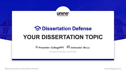 University of Neuchâtel Graduation Thesis Defense PPT Template