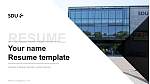 University of Southern Denmark（campus Odense） Resume PPT Template