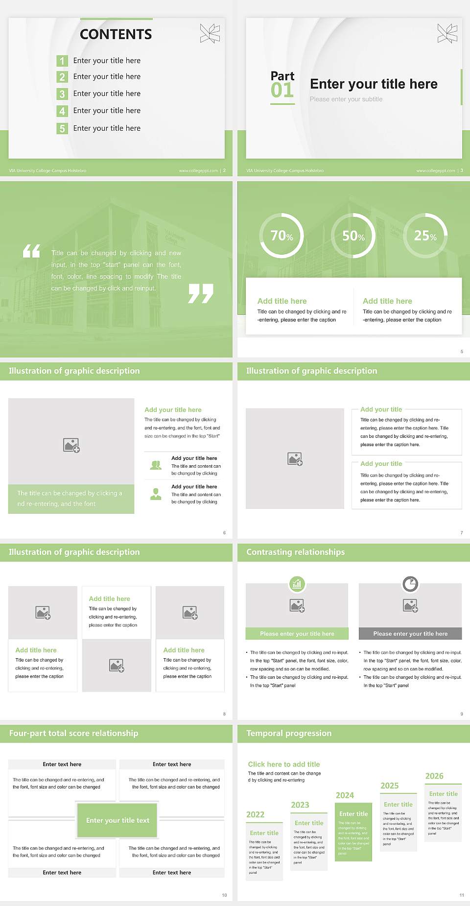 VIA University College-Campus Holstebro Thesis Proposal/Graduation Defense PPT Template4:3 ratio PPT effect preview image2