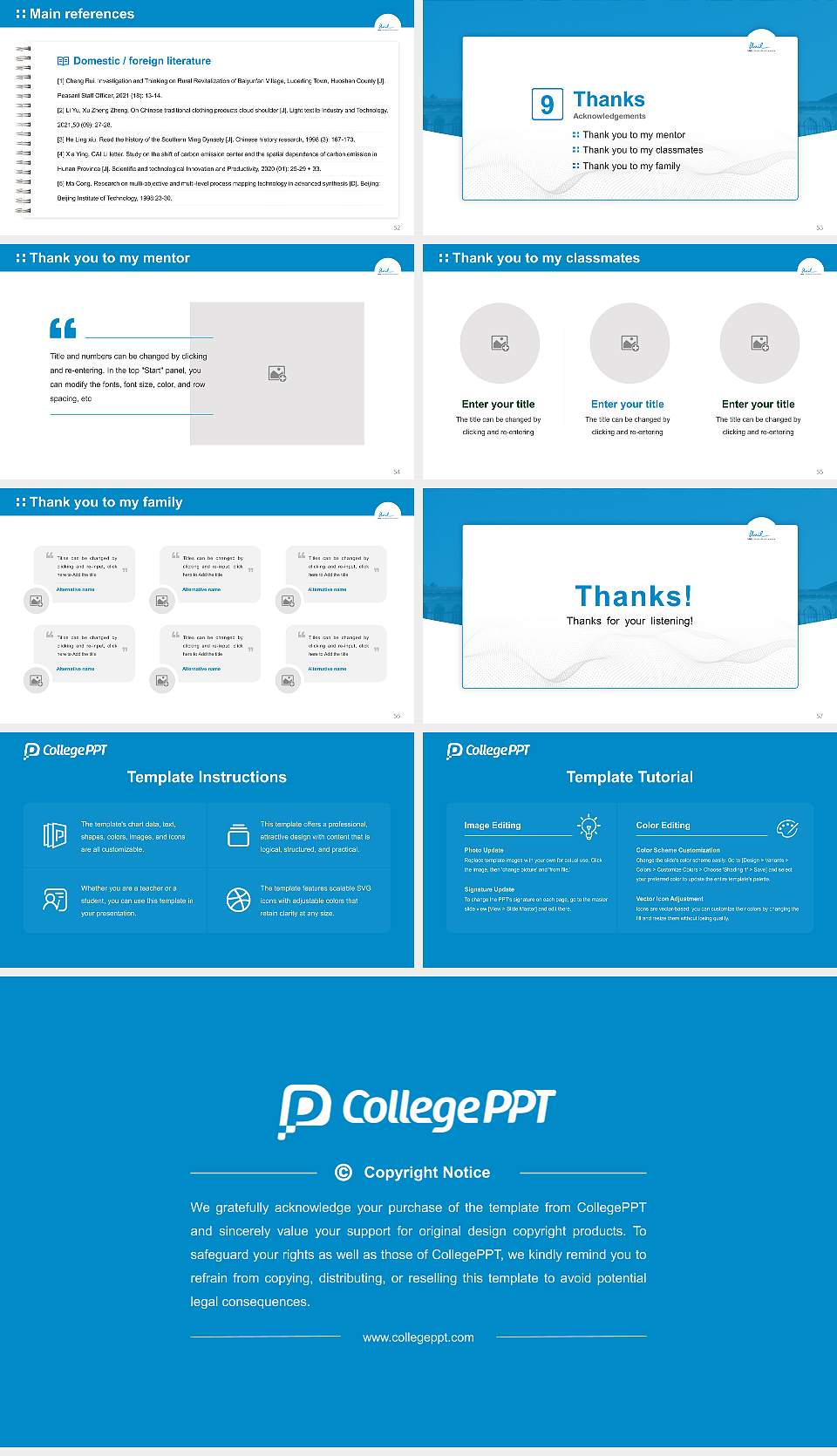 University of Lausanne Graduation Thesis Defense PPT Template16:9 ratio PPT effect preview image7