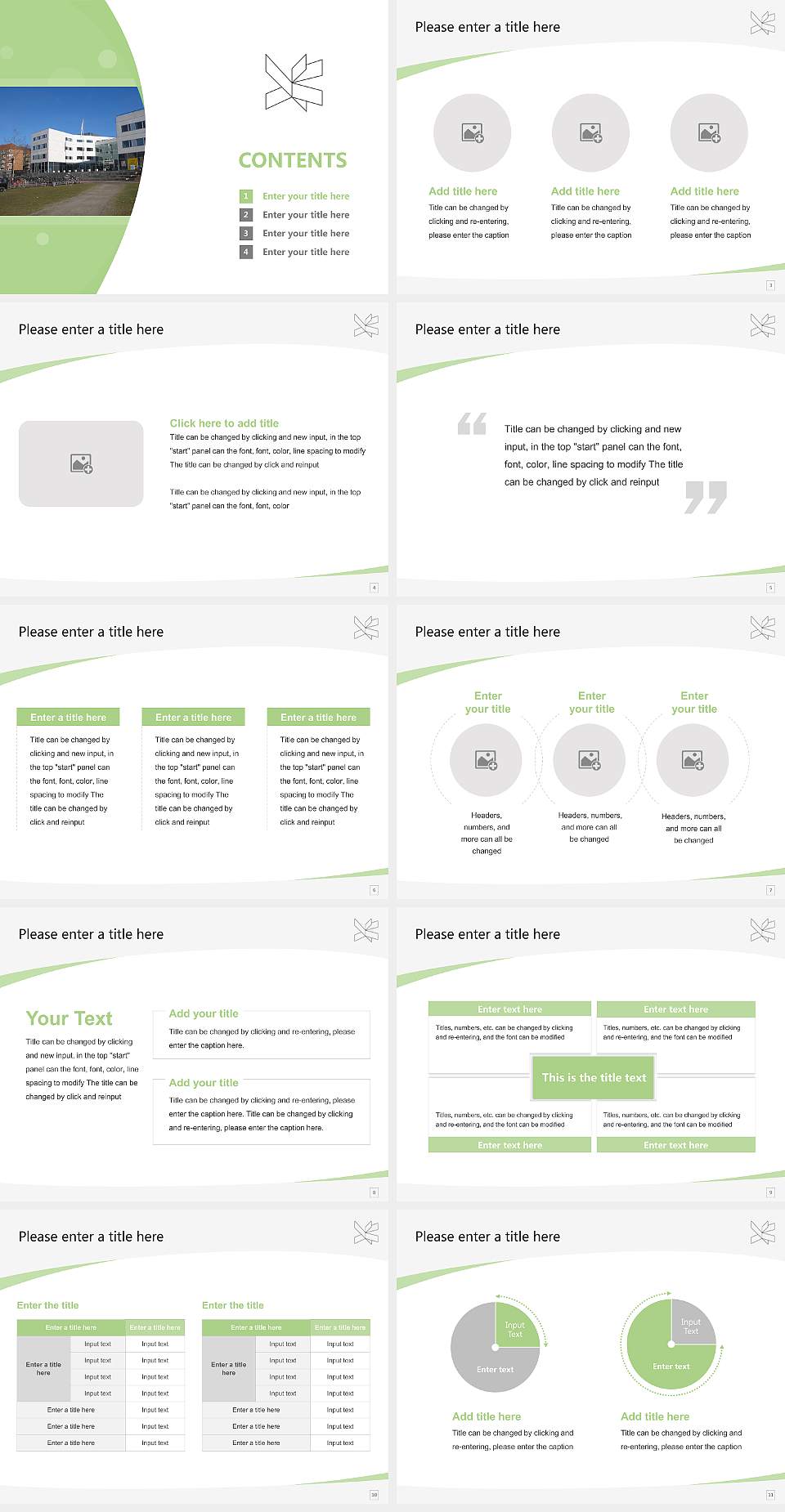VIA University College-Campus Randers Course/Courseware Creation PPT Template4:3 ratio PPT effect preview image2