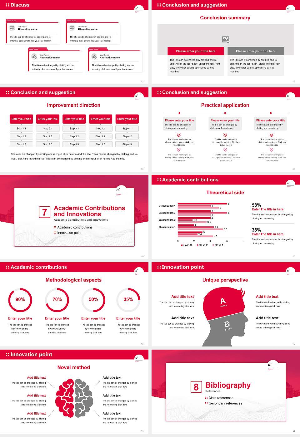 University of Bern Graduation Thesis Defense PPT Template16:9 ratio PPT effect preview image6