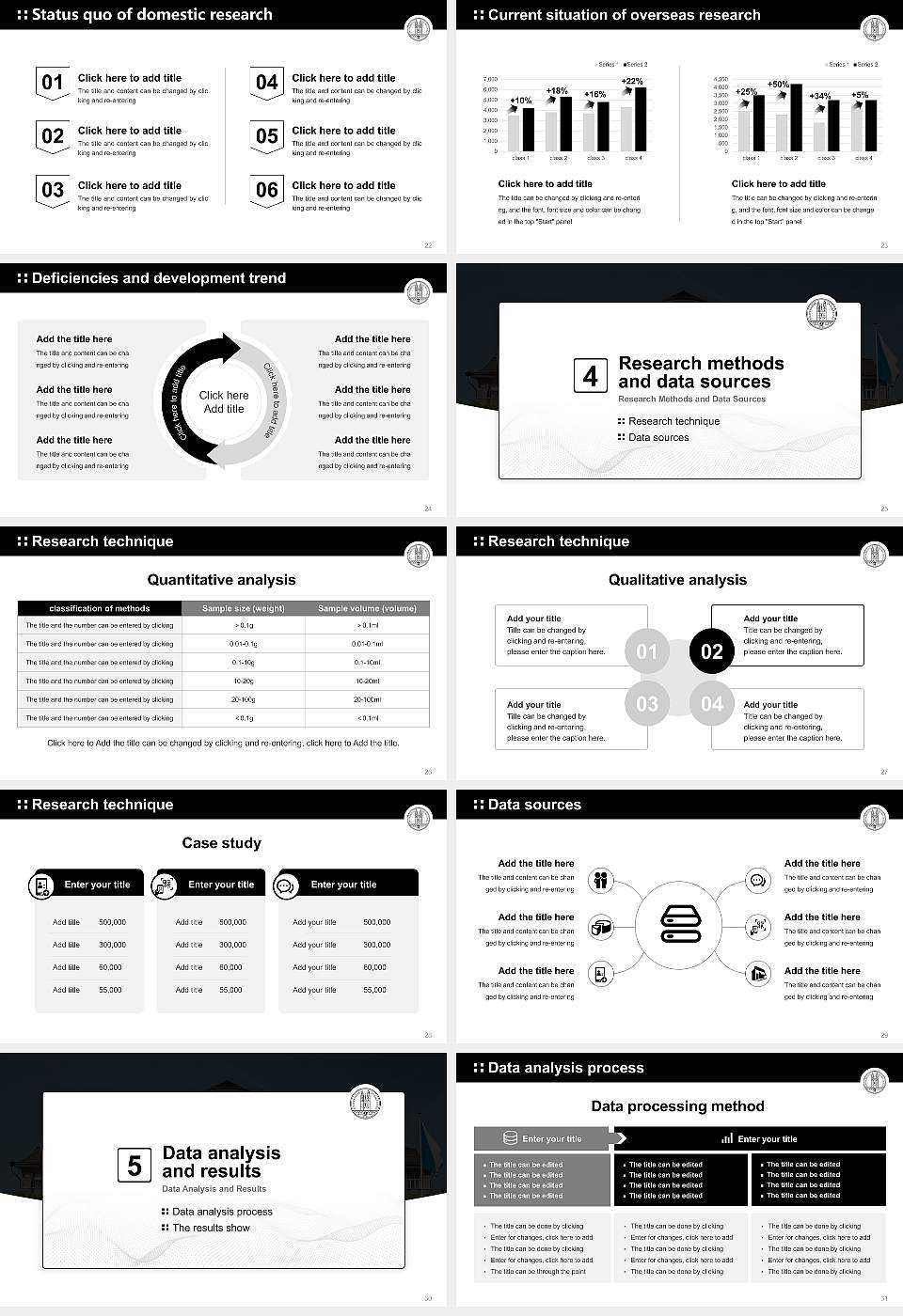 University of Zurich Graduation Thesis Defense PPT Template16:9 ratio PPT effect preview image4