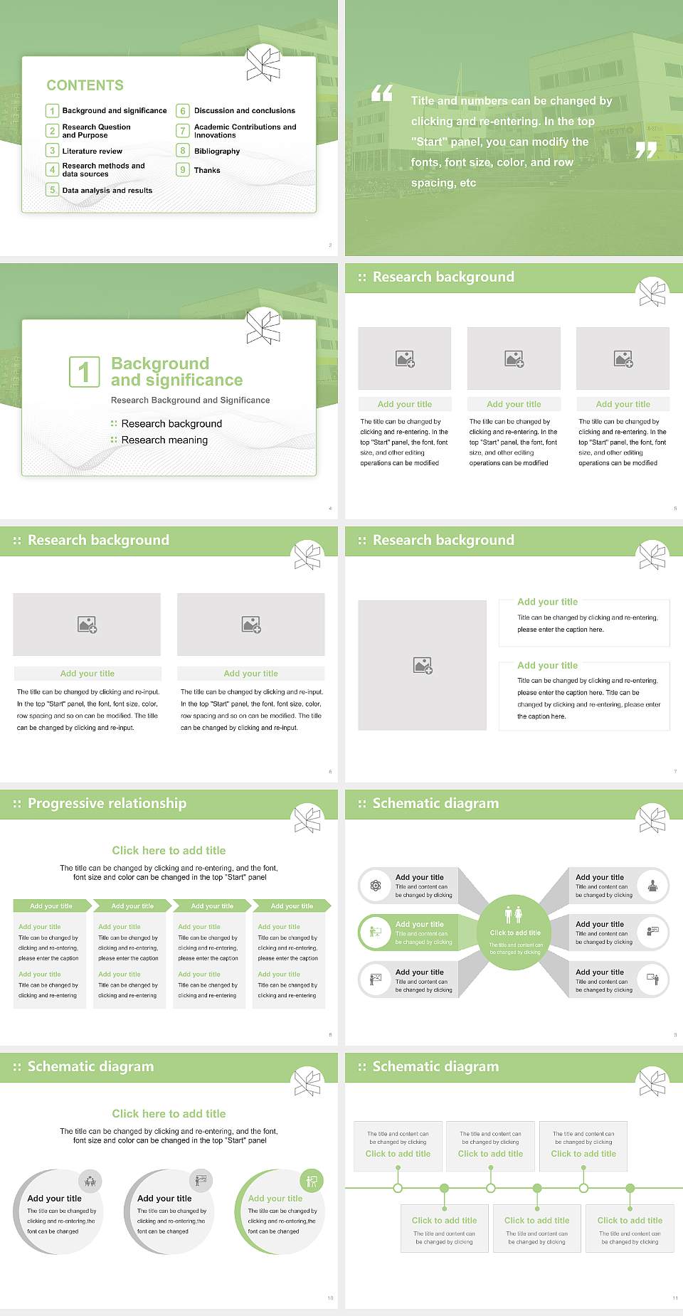 VIA University College-Campus Randers Graduation Thesis Defense PPT Template4:3 ratio PPT effect preview image2