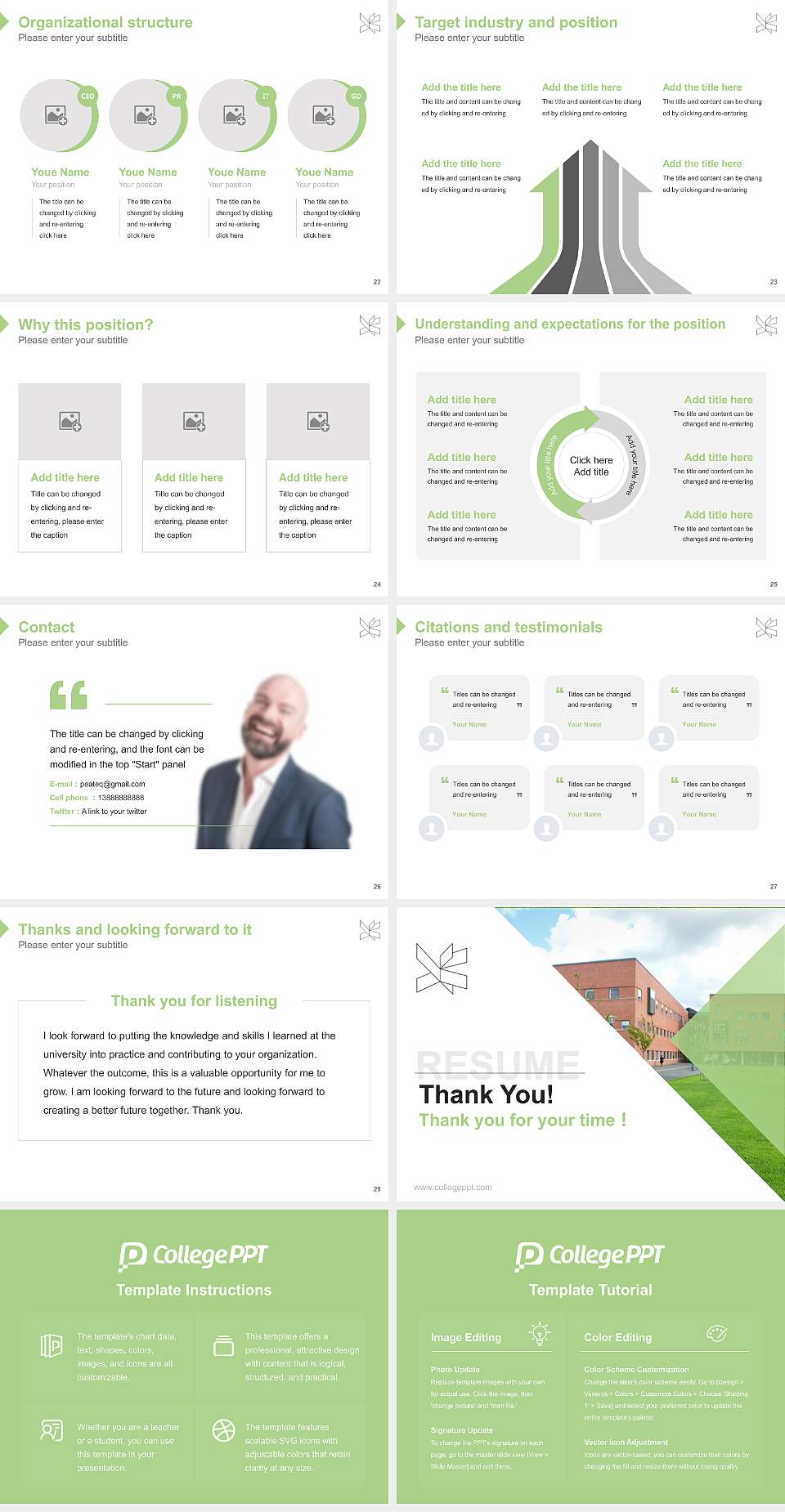 VIA University College-Campus Viborg Resume PPT Template4:3 ratio PPT effect preview image4
