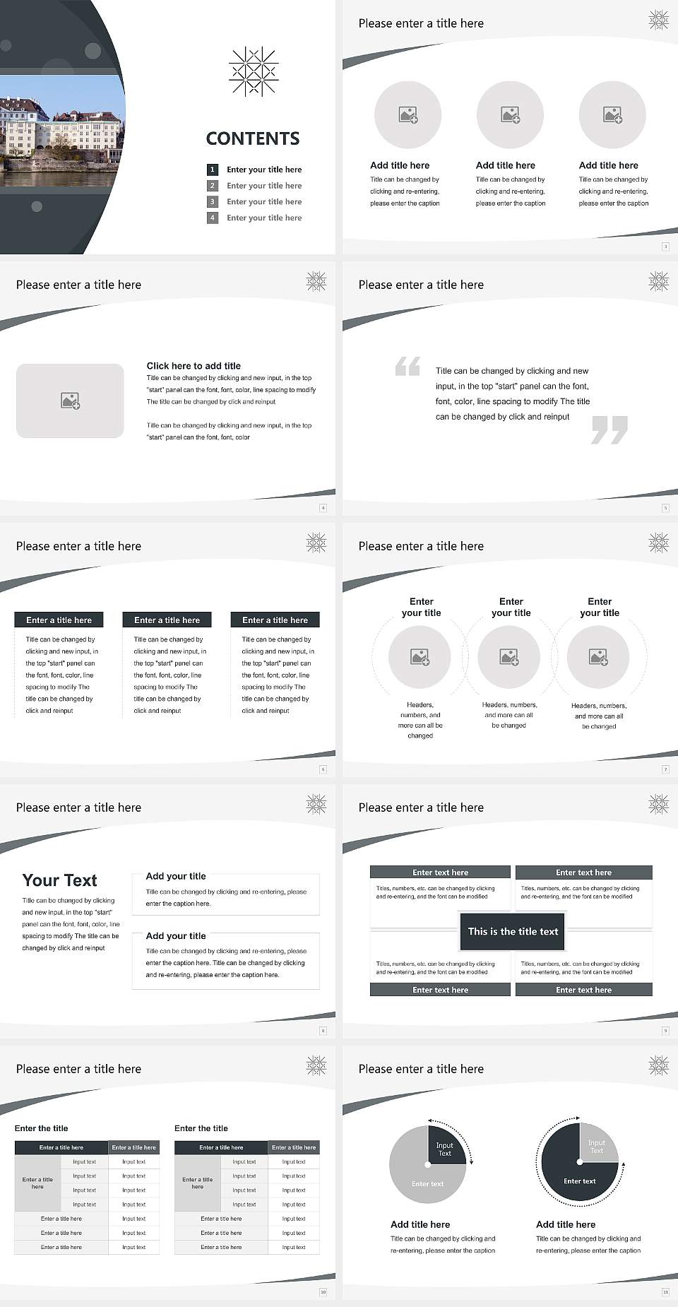 University of Basel Course/Courseware Creation PPT Template4:3 ratio PPT effect preview image2