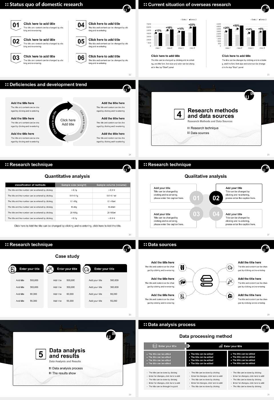 Università della Svizzera italiana Graduation Thesis Defense PPT Template16:9 ratio PPT effect preview image4