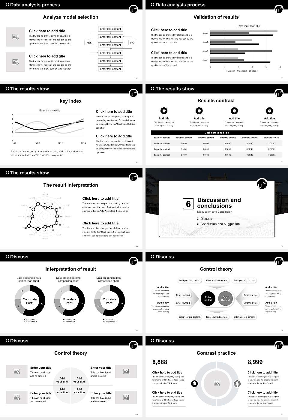 Università della Svizzera italiana Graduation Thesis Defense PPT Template16:9 ratio PPT effect preview image5