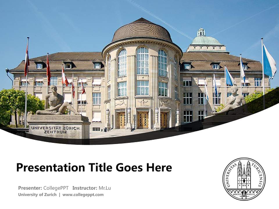 University of Zurich Course/Courseware Creation PPT Template4:3 ratio PPT effect preview image5