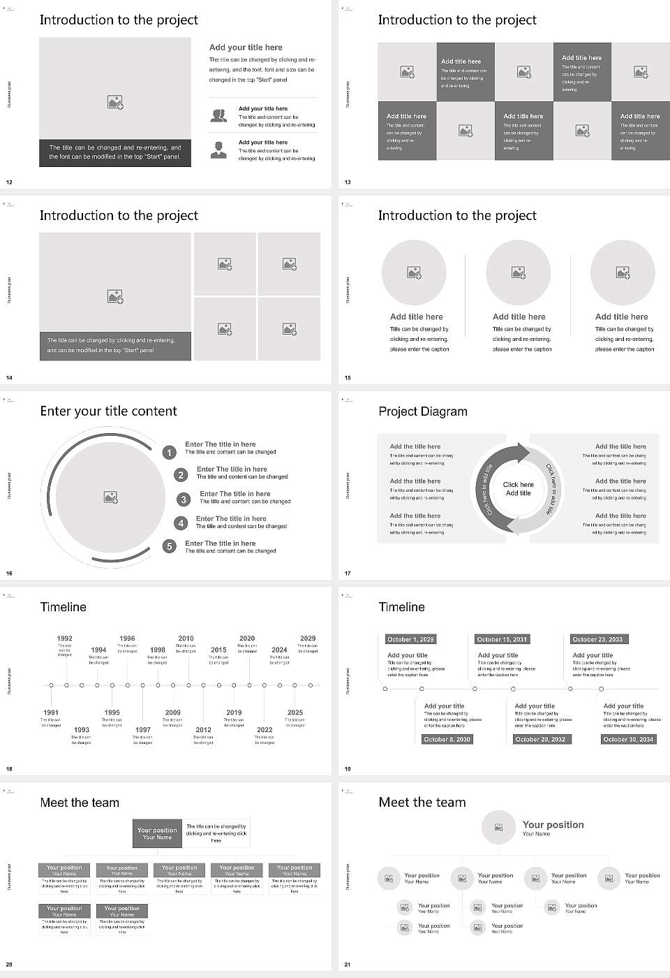 Zurich University of the Arts Competition/Entrepreneurship Contest PPT Template16:9 ratio PPT effect preview image3
