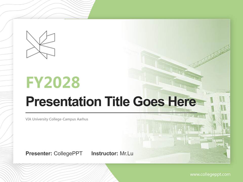 VIA University College-Campus Aarhus Academic Presentation/Research Findings Report PPT Template4:3 ratio PPT effect preview image5