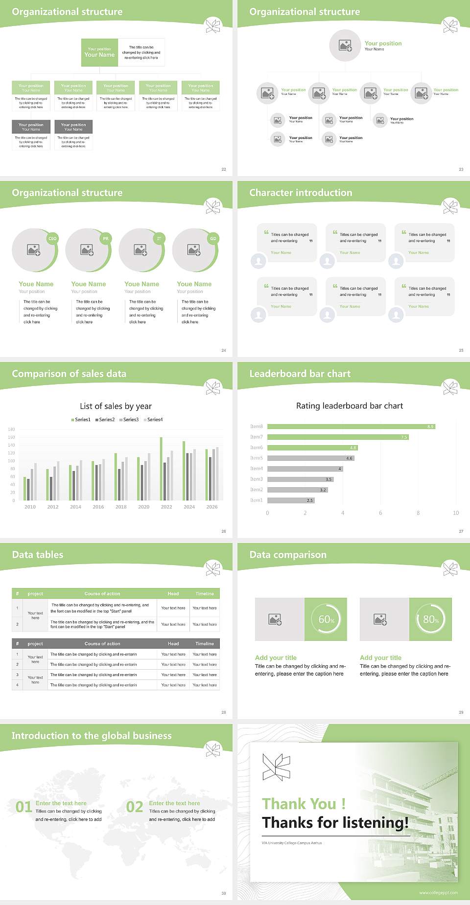 VIA University College-Campus Aarhus Academic Presentation/Research Findings Report PPT Template4:3 ratio PPT effect preview image4