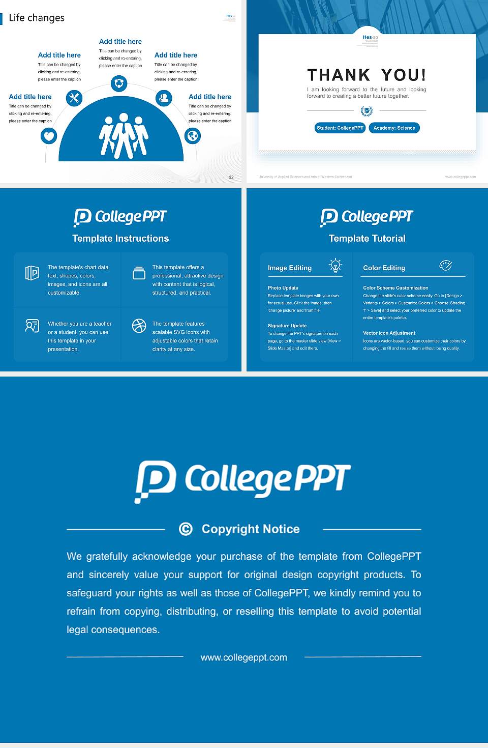 University of Applied Sciences and Arts of Western Switzerland National Scholarship Defense PPT Template4:3 ratio PPT effect preview image4