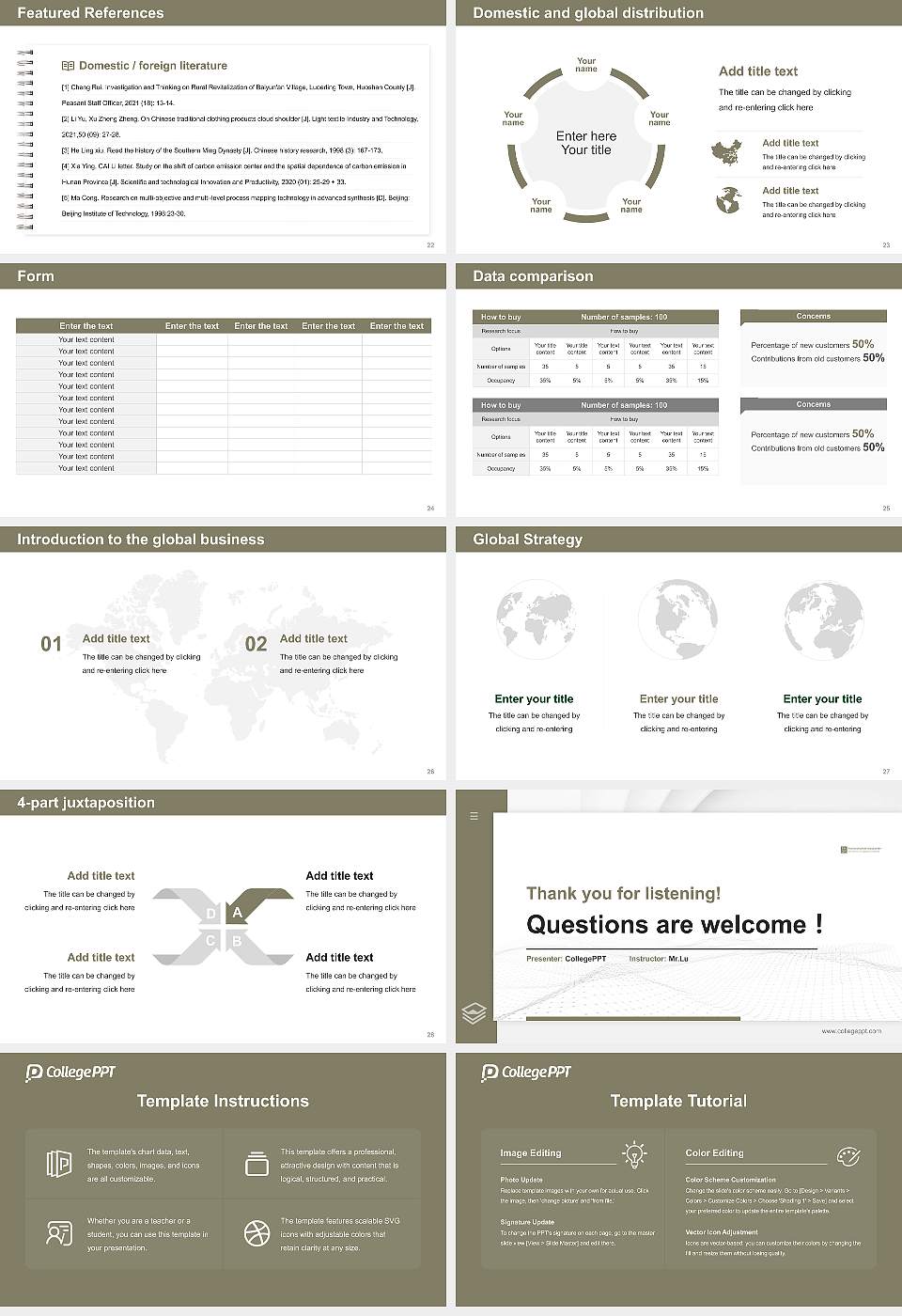 University of Applied Sciences of the Grisons Thesis Proposal/Graduation Defense PPT Template16:9 ratio PPT effect preview image4