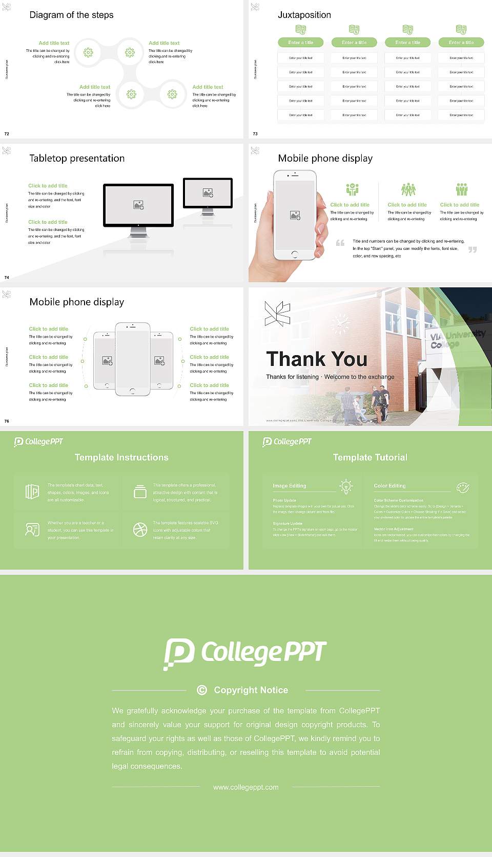 VIA University College-Campus Silkeborg Competition/Entrepreneurship Contest PPT Template16:9 ratio PPT effect preview image9