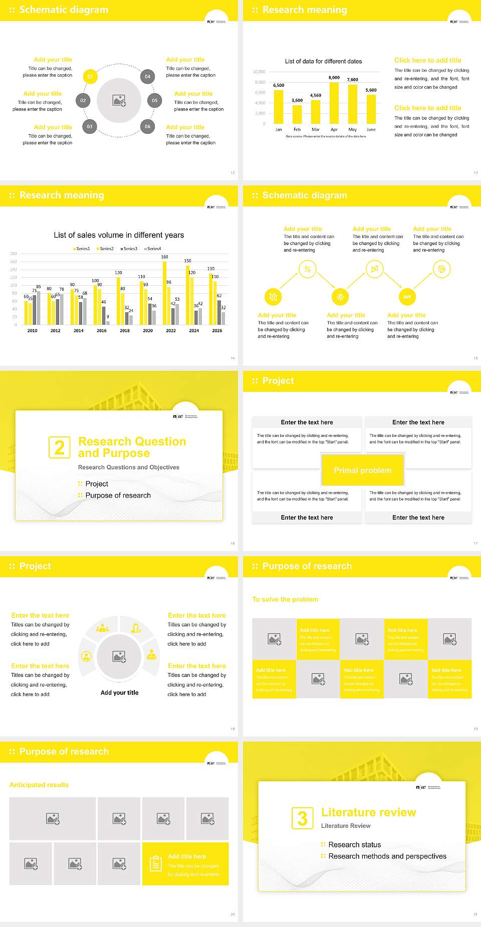 University of Applied Sciences and Arts Northwestern Switzerland Graduation Thesis Defense PPT Template4:3 ratio PPT effect preview image3