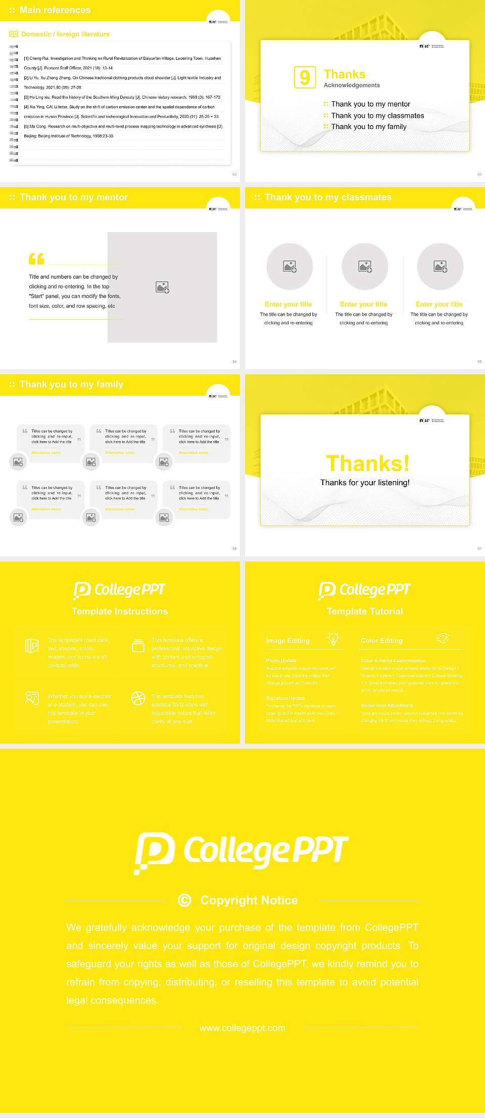 University of Applied Sciences and Arts Northwestern Switzerland Graduation Thesis Defense PPT Template4:3 ratio PPT effect preview image7