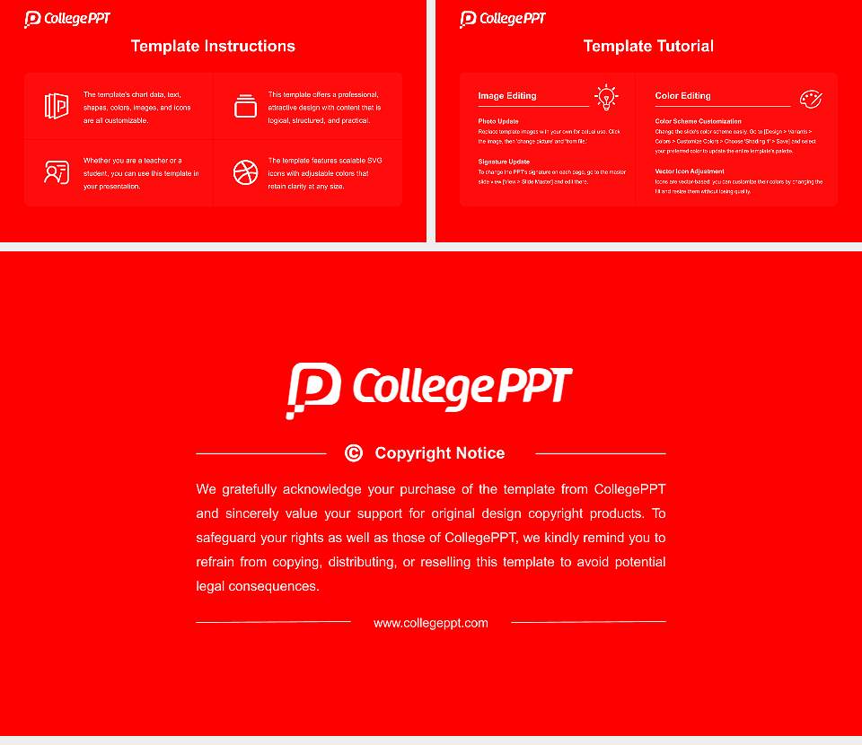 École Polytechnique Fédérale de Lausanne Course/Courseware Creation PPT Template16:9 ratio PPT effect preview image5