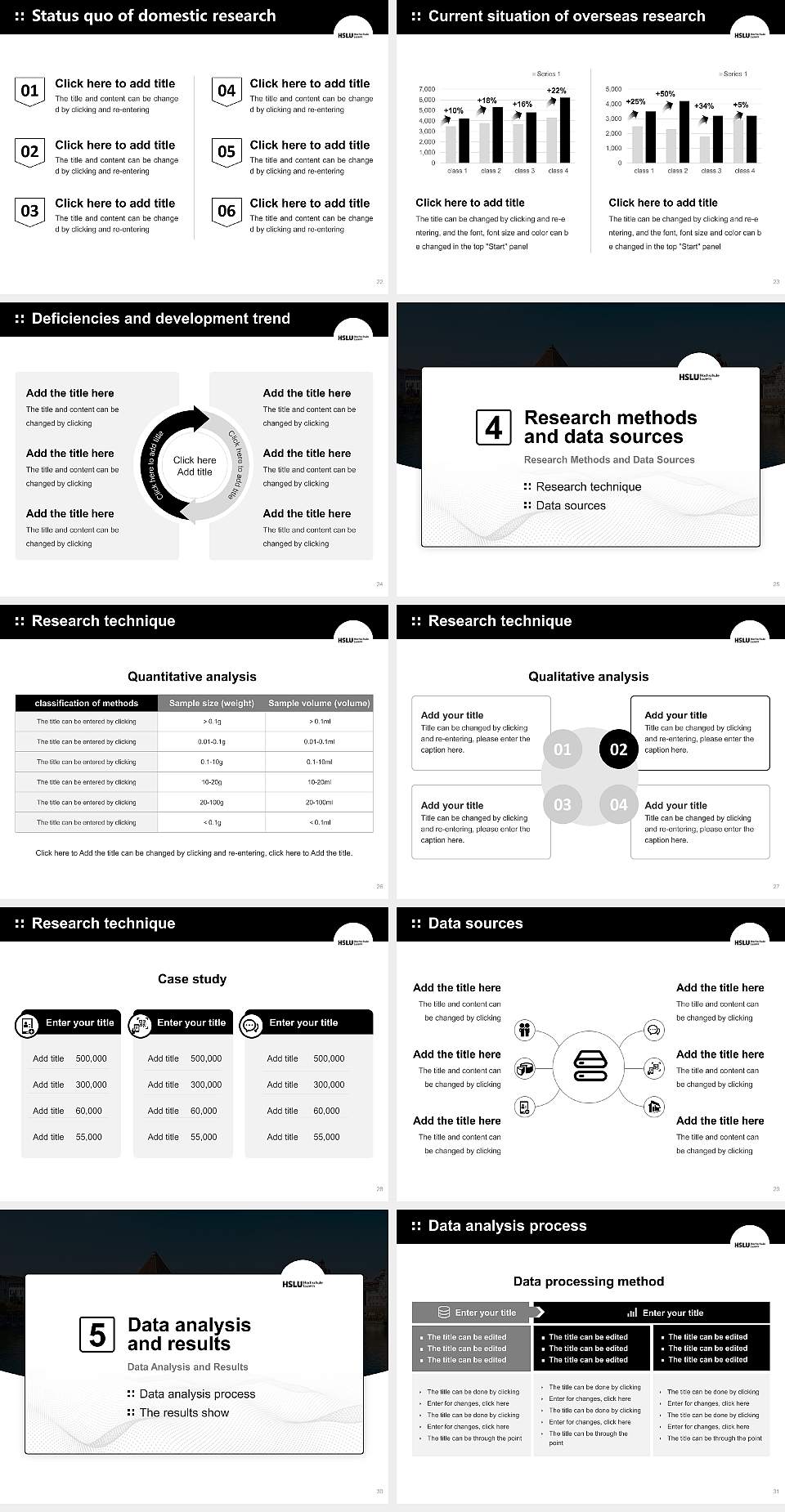 Lucerne University of Applied Sciences and Arts Graduation Thesis Defense PPT Template4:3 ratio PPT effect preview image4