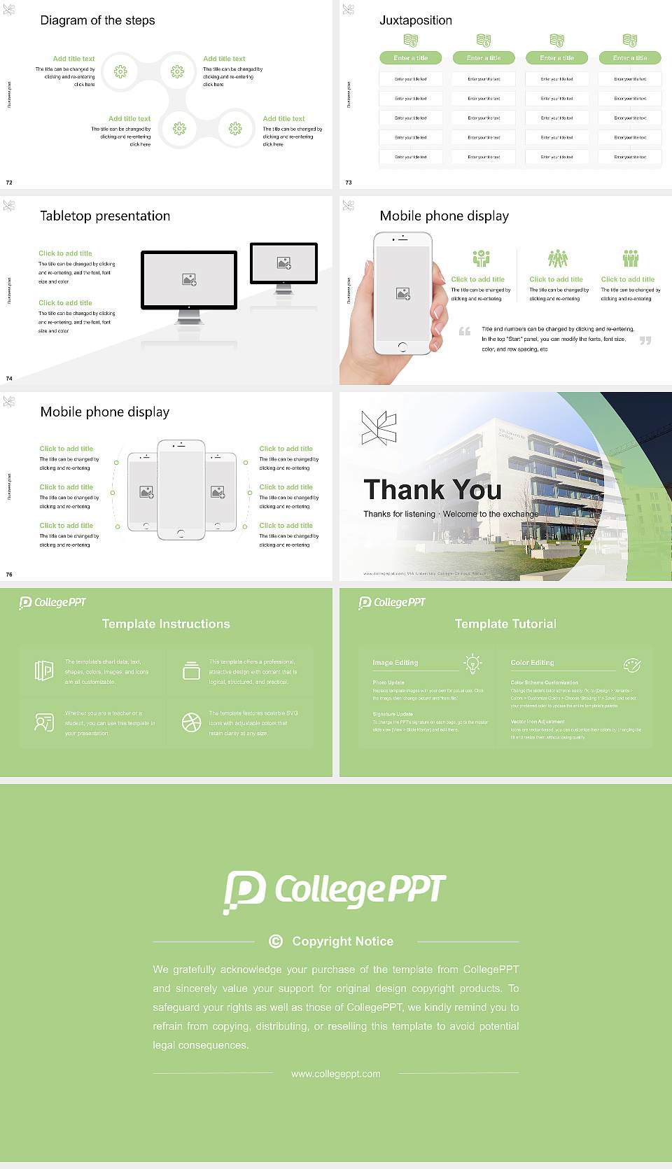 VIA University College-Campus Aarhus Competition/Entrepreneurship Contest PPT Template16:9 ratio PPT effect preview image9