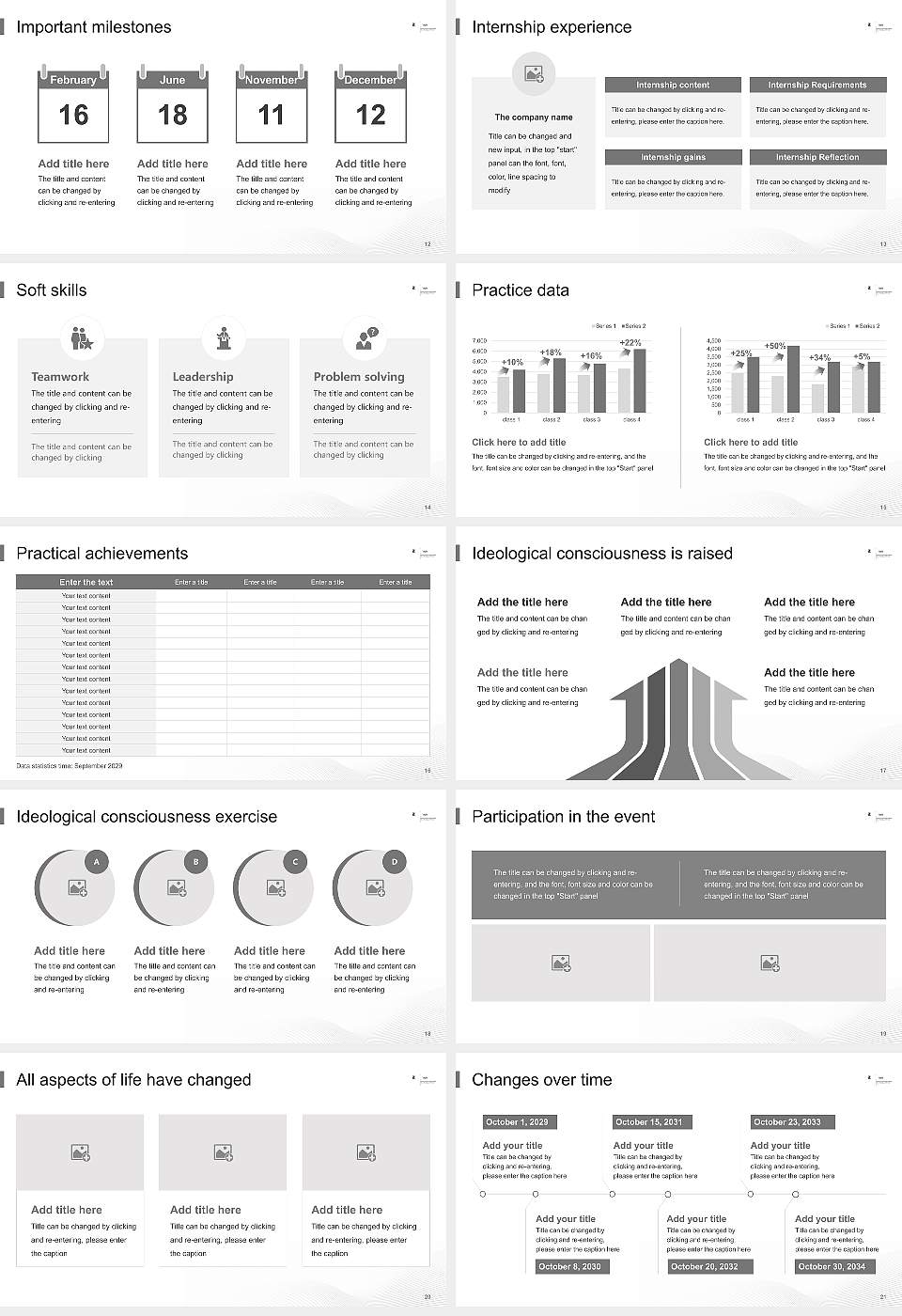 Zurich University of the Arts National Scholarship Defense PPT Template16:9 ratio PPT effect preview image3