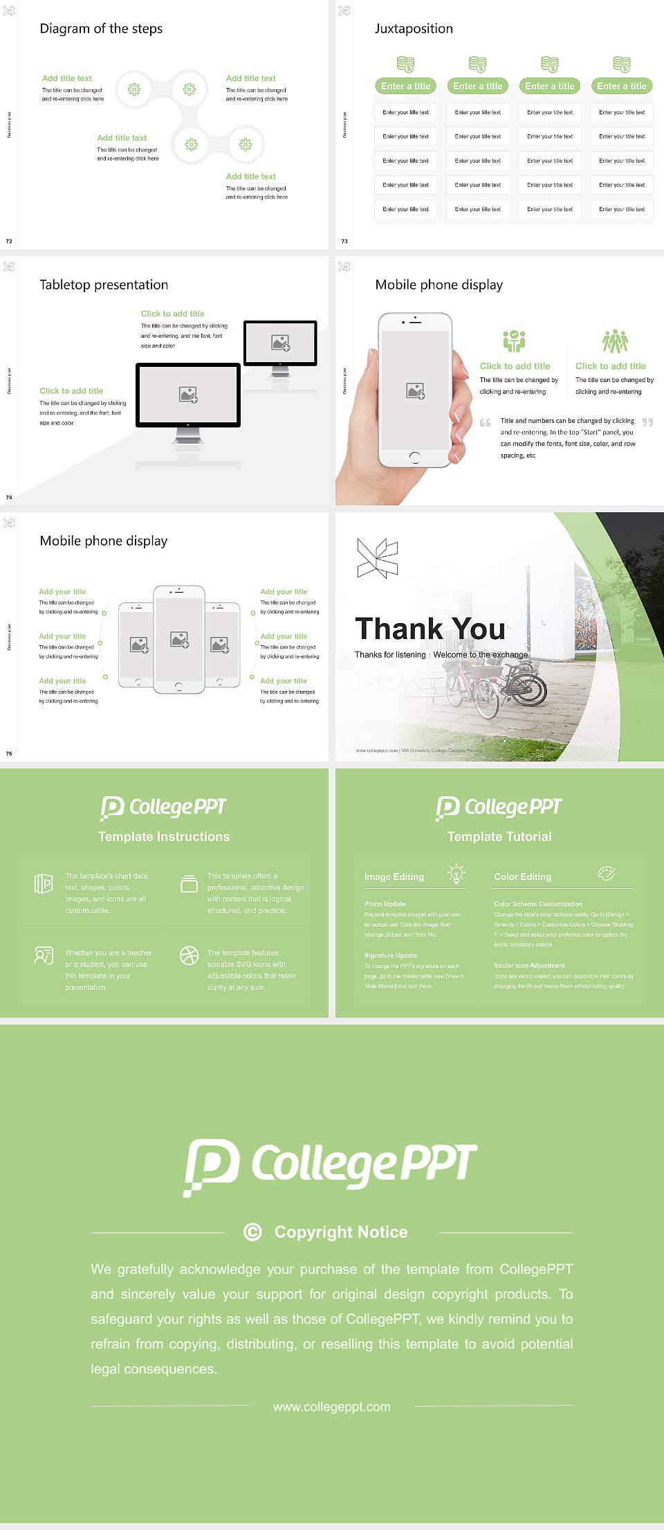 VIA University College-Campus Herning Competition/Entrepreneurship Contest PPT Template4:3 ratio PPT effect preview image9