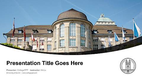 University of Zurich Course/Courseware Creation PPT Template