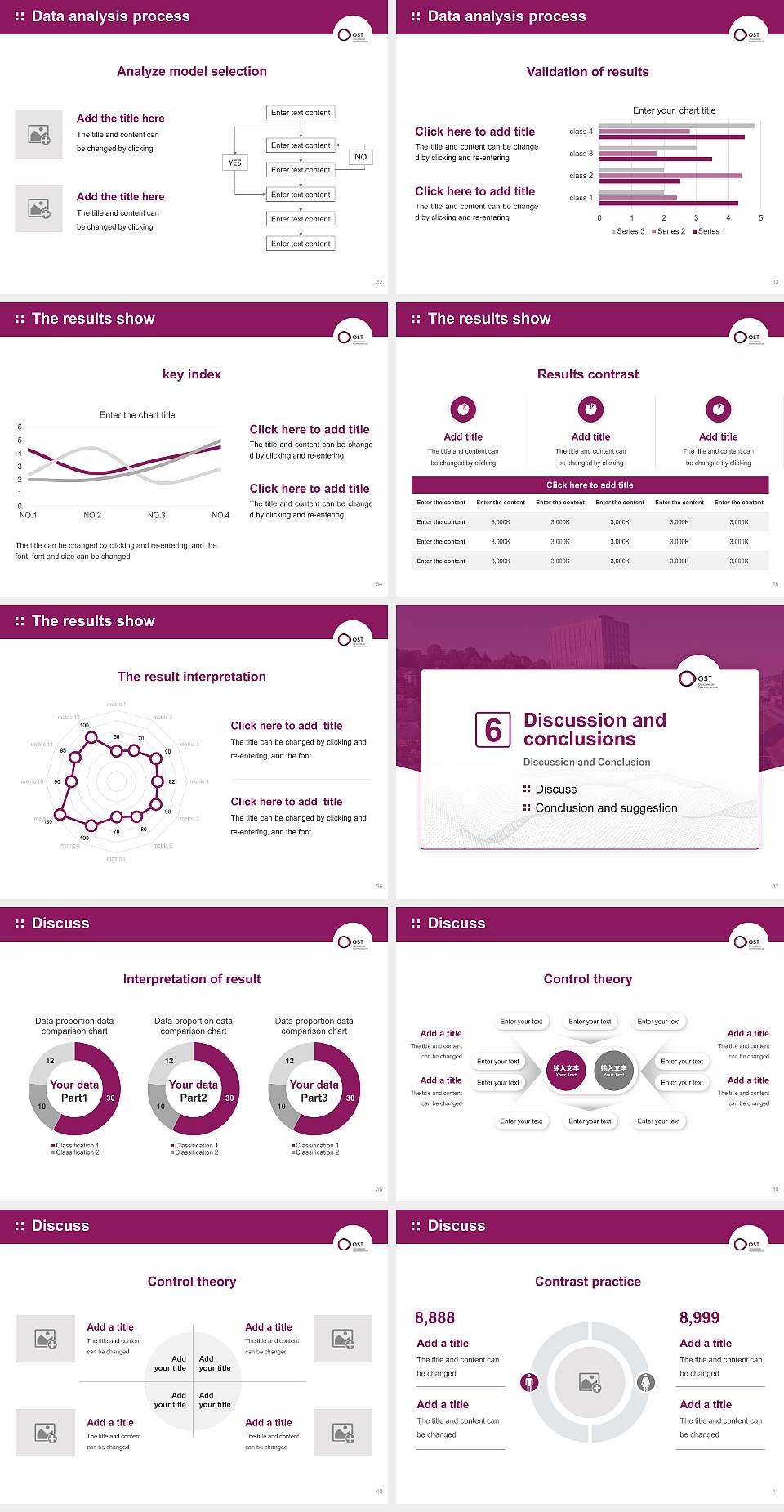 Eastern Switzerland University of Applied Sciences Graduation Thesis Defense PPT Template4:3 ratio PPT effect preview image5