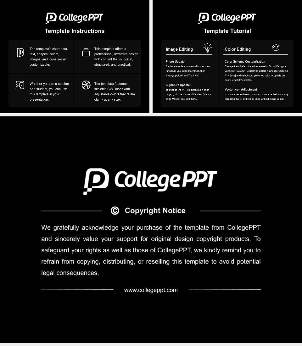 IT University of Copenhagen Course/Courseware Creation PPT Template4:3 ratio PPT effect preview image5