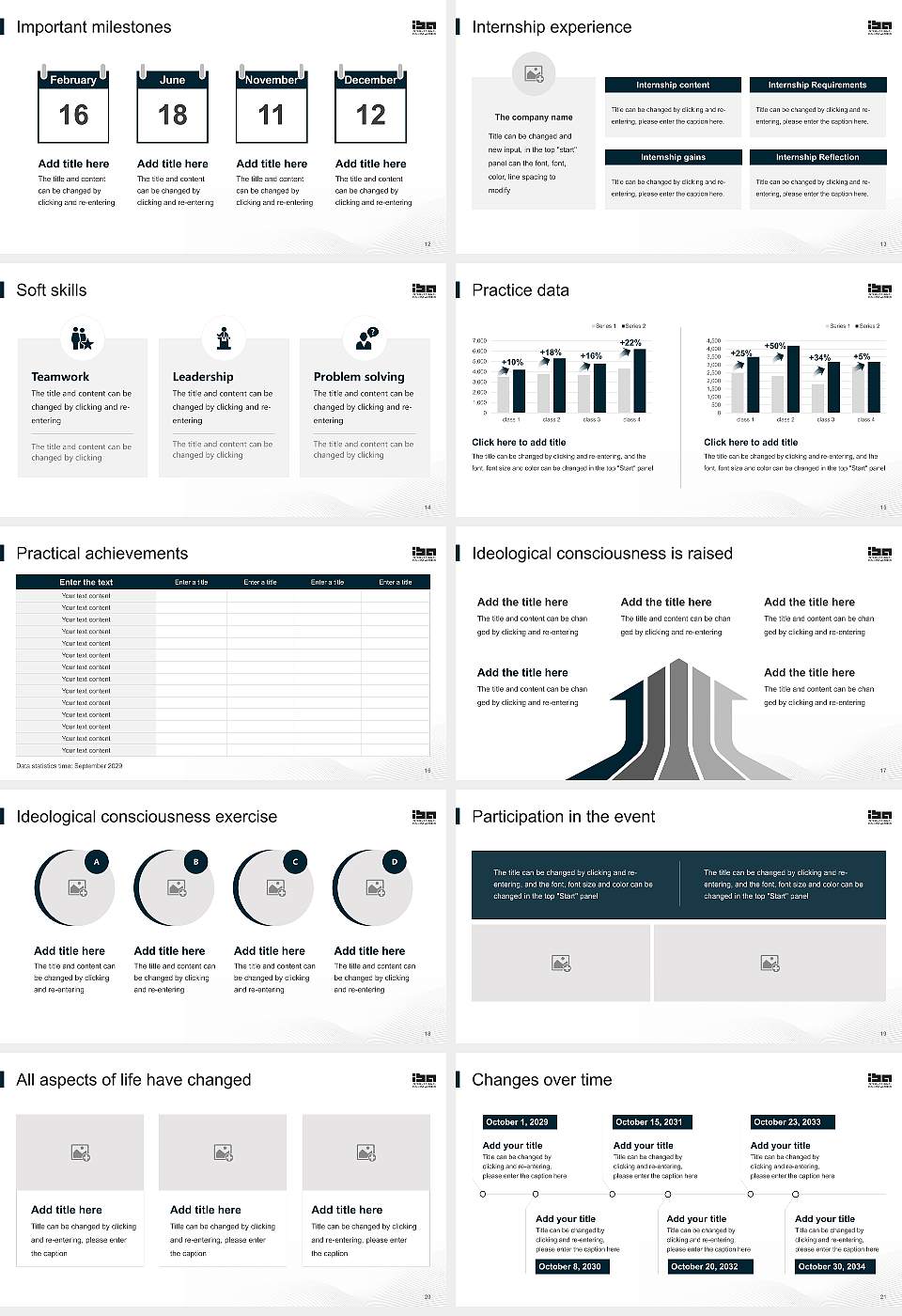 IBA International Business Academy National Scholarship Defense PPT Template16:9 ratio PPT effect preview image3