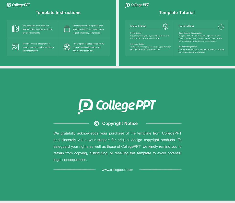 Roskilde University Course/Courseware Creation PPT Template16:9 ratio PPT effect preview image5