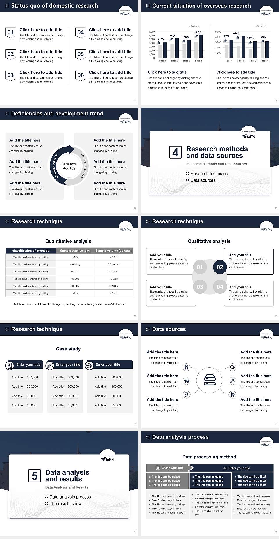 Metropolitan University College Graduation Thesis Defense PPT Template4:3 ratio PPT effect preview image4