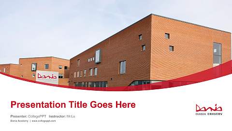 Dania Academy Course/Courseware Creation PPT Template
