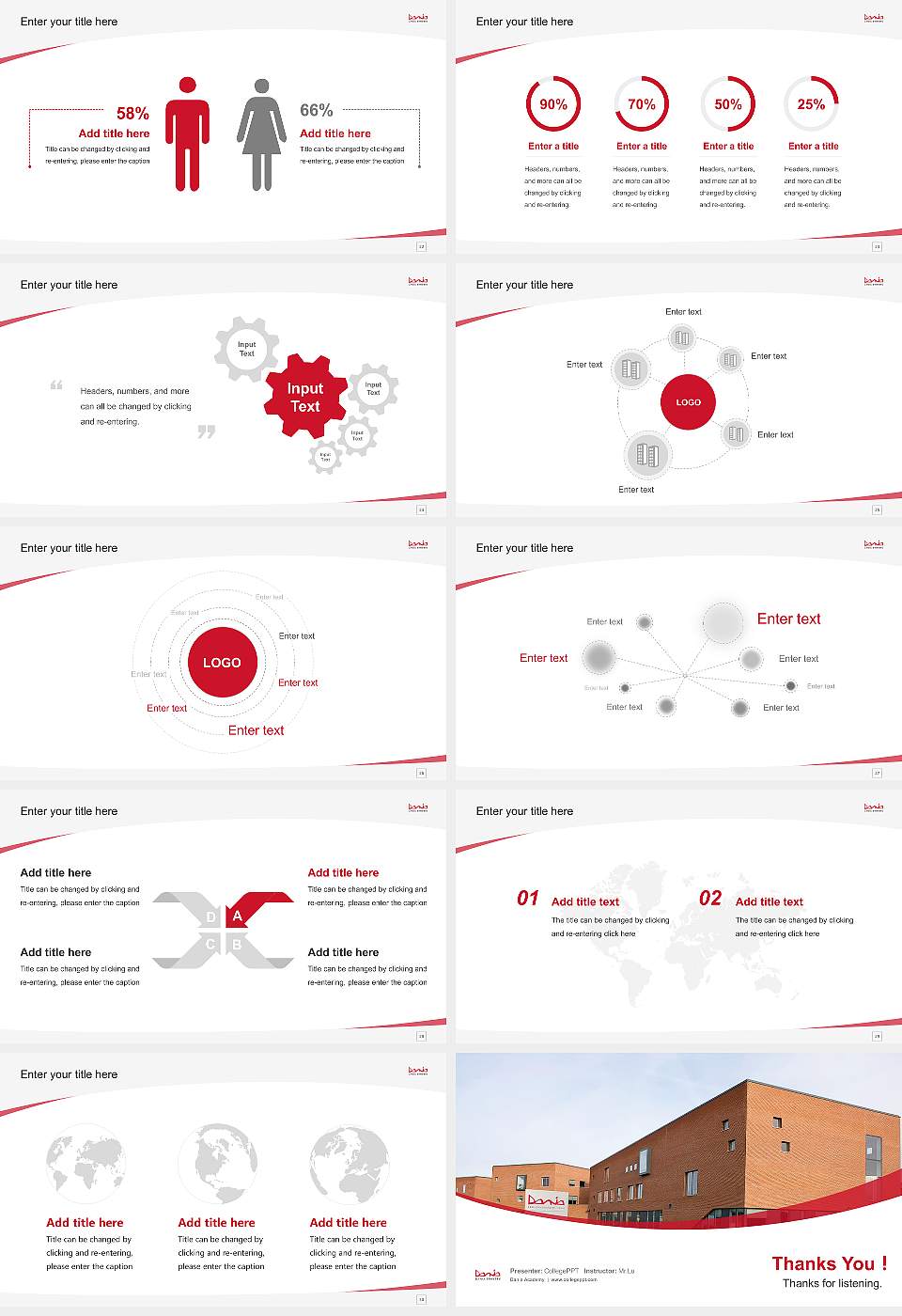 Dania Academy Course/Courseware Creation PPT Template16:9 ratio PPT effect preview image4