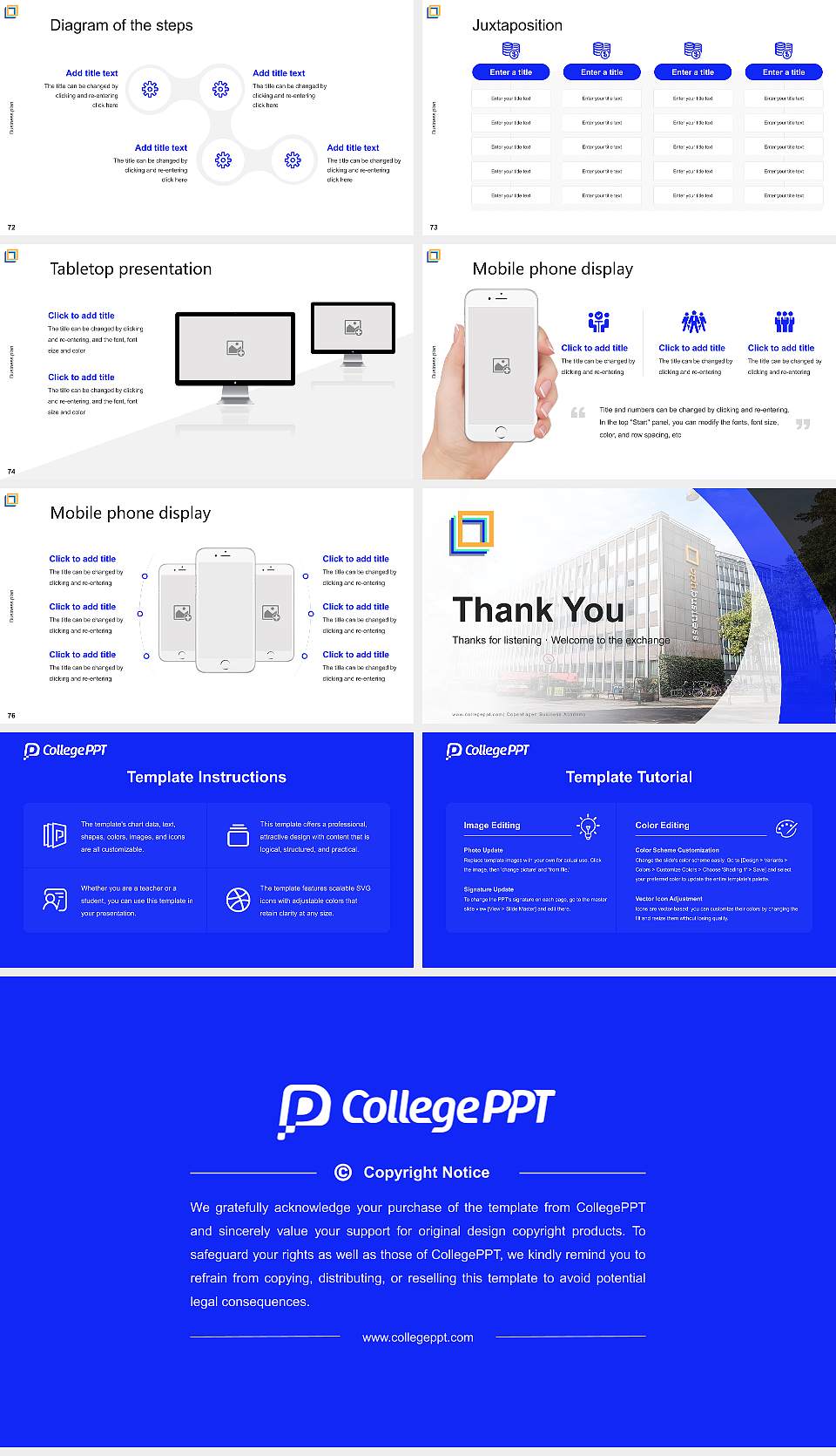 Copenhagen Business Academy Competition/Entrepreneurship Contest PPT Template16:9 ratio PPT effect preview image9