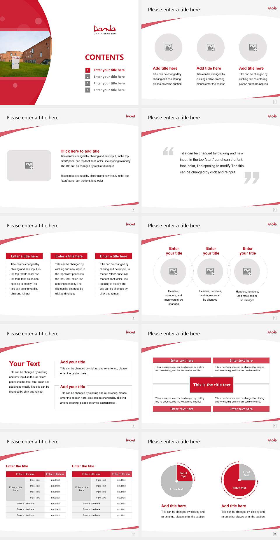 Dania Academy Course/Courseware Creation PPT Template4:3 ratio PPT effect preview image2