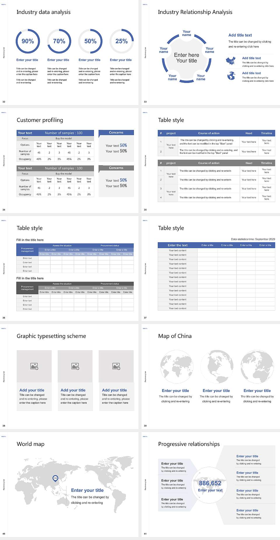 Copenhagen Business School Competition/Entrepreneurship Contest PPT Template4:3 ratio PPT effect preview image5