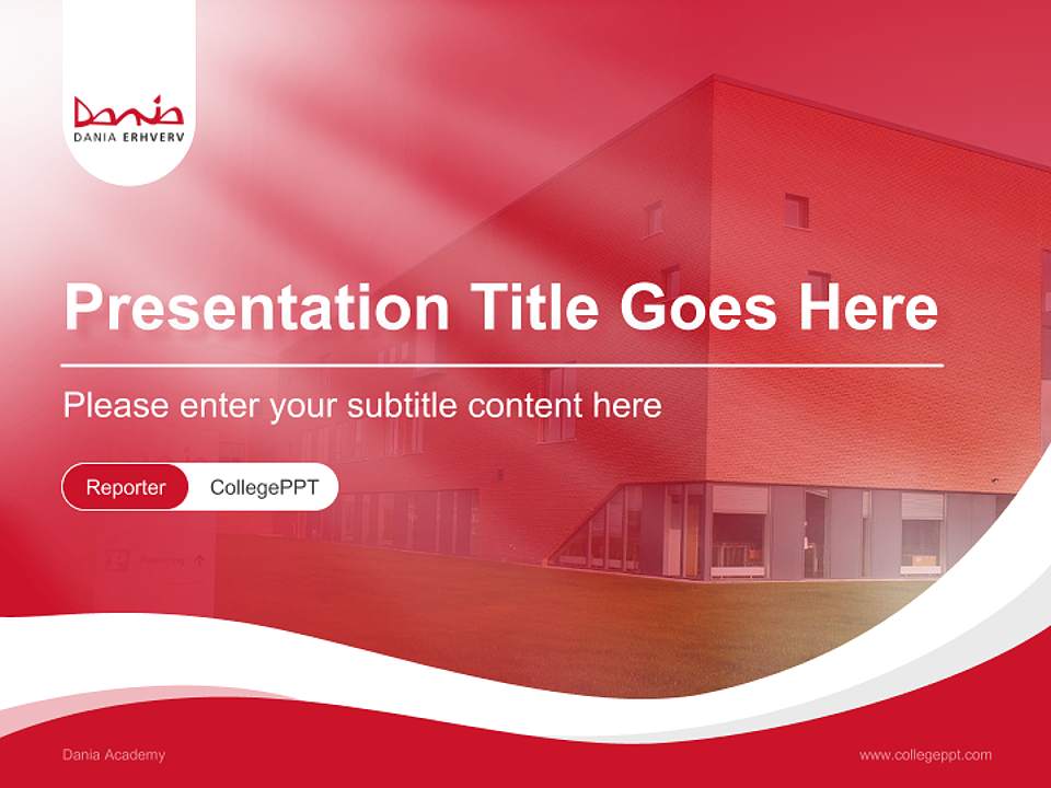 Dania Academy Lecture Sharing and Networking Event PPT Template4:3 ratio PPT effect preview image4