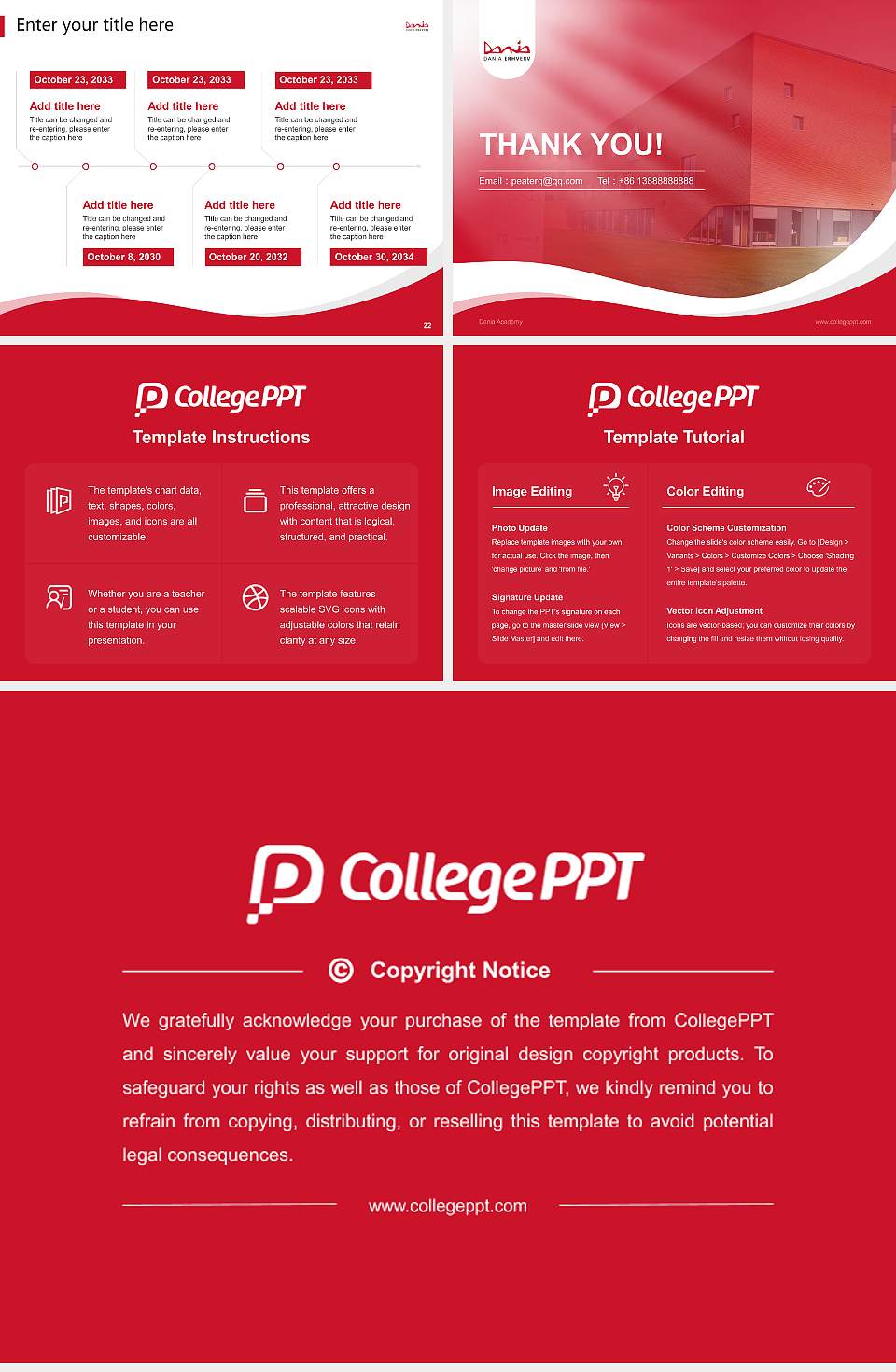 Dania Academy Lecture Sharing and Networking Event PPT Template4:3 ratio PPT effect preview image4