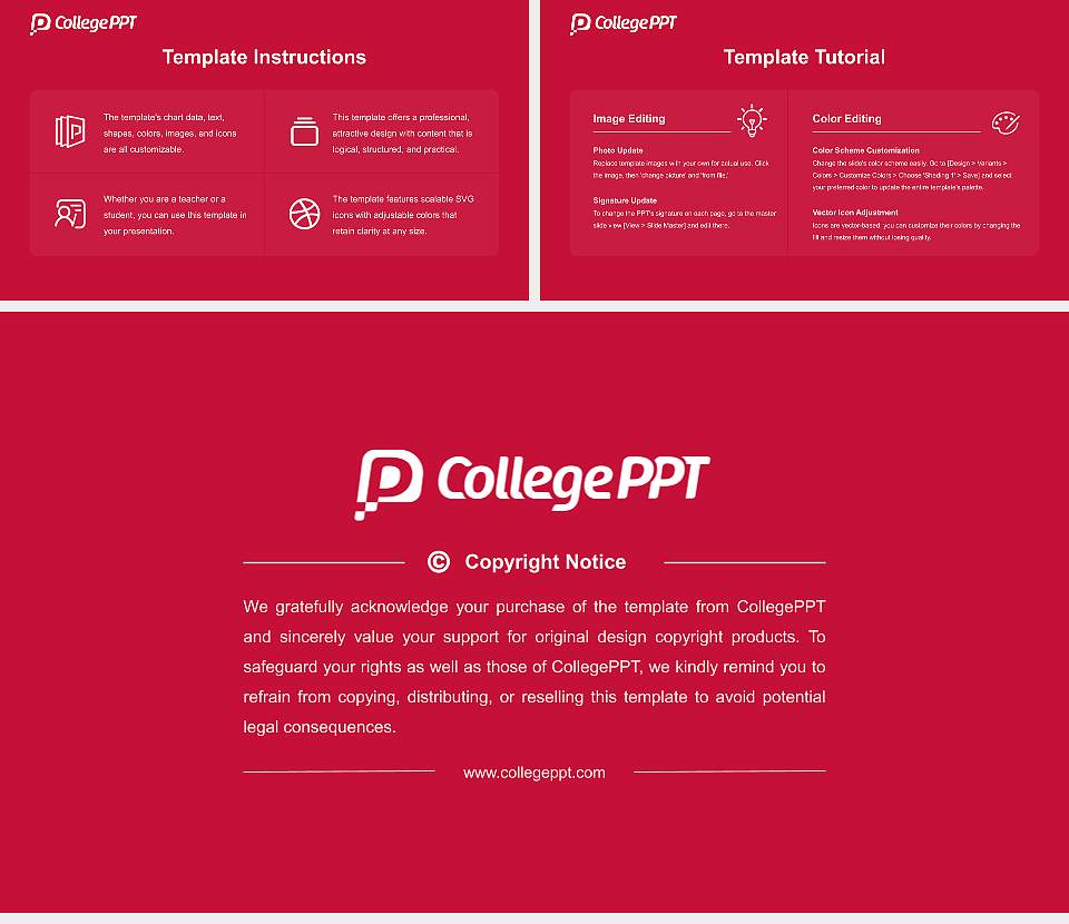 Technical University of Denmark（Ballerup campus） Academic Presentation/Research Findings Report PPT Template16:9 ratio PPT effect preview image5