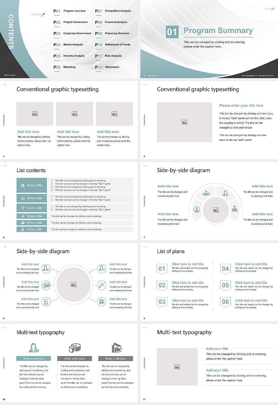 Business Academy Aarhus Competition/Entrepreneurship Contest PPT Template16:9 ratio PPT effect preview image2