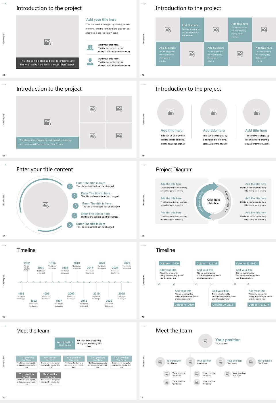 Business Academy Aarhus Competition/Entrepreneurship Contest PPT Template16:9 ratio PPT effect preview image3