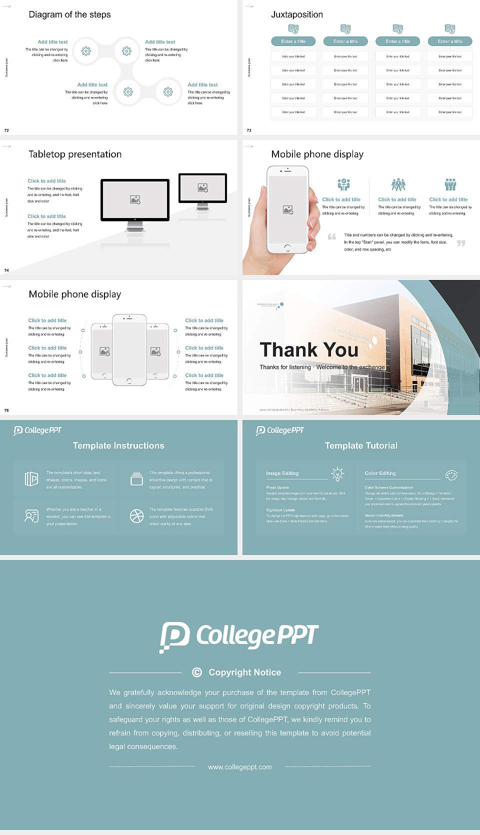 Business Academy Aarhus Competition/Entrepreneurship Contest PPT Template16:9 ratio PPT effect preview image9