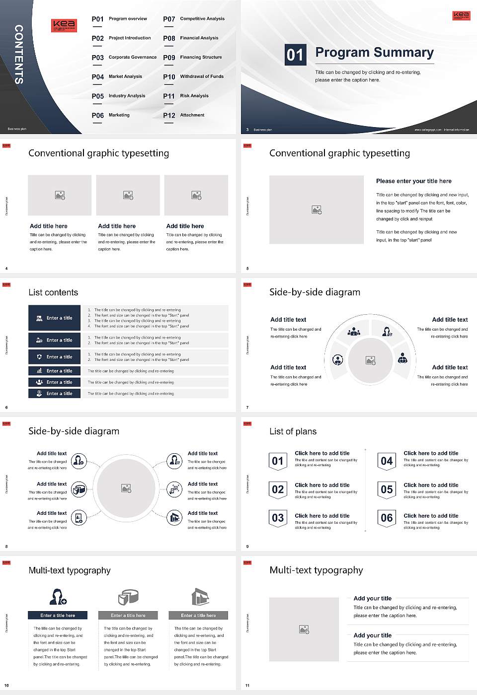 KEA – Copenhagen School of Design and Technology Competition/Entrepreneurship Contest PPT Template16:9 ratio PPT effect preview image2
