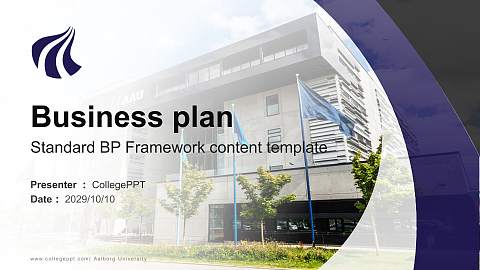 Aalborg University Competition/Entrepreneurship Contest PPT Template
