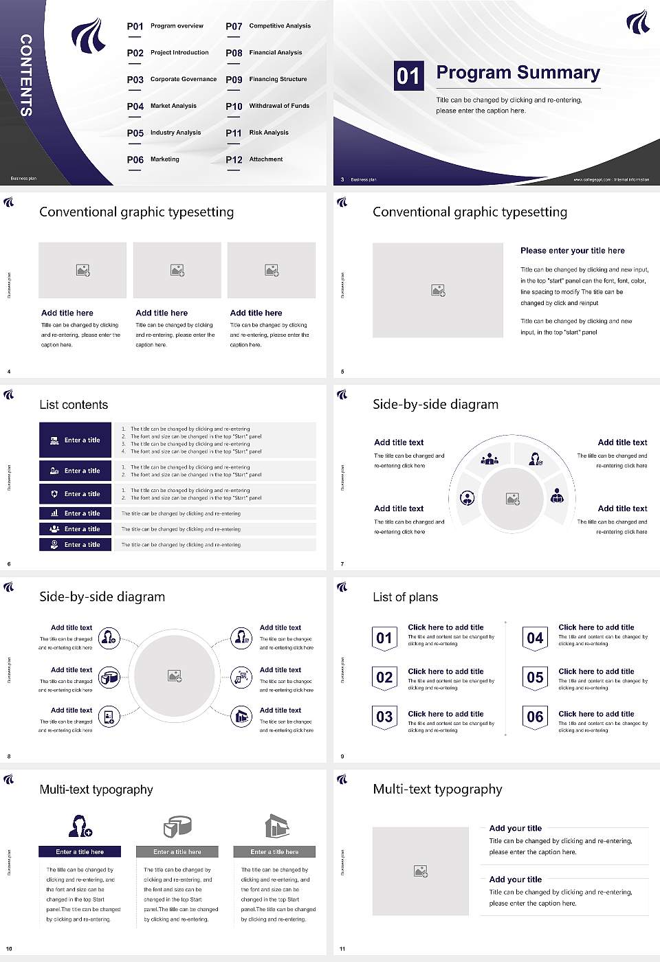 Aalborg University Competition/Entrepreneurship Contest PPT Template16:9 ratio PPT effect preview image2