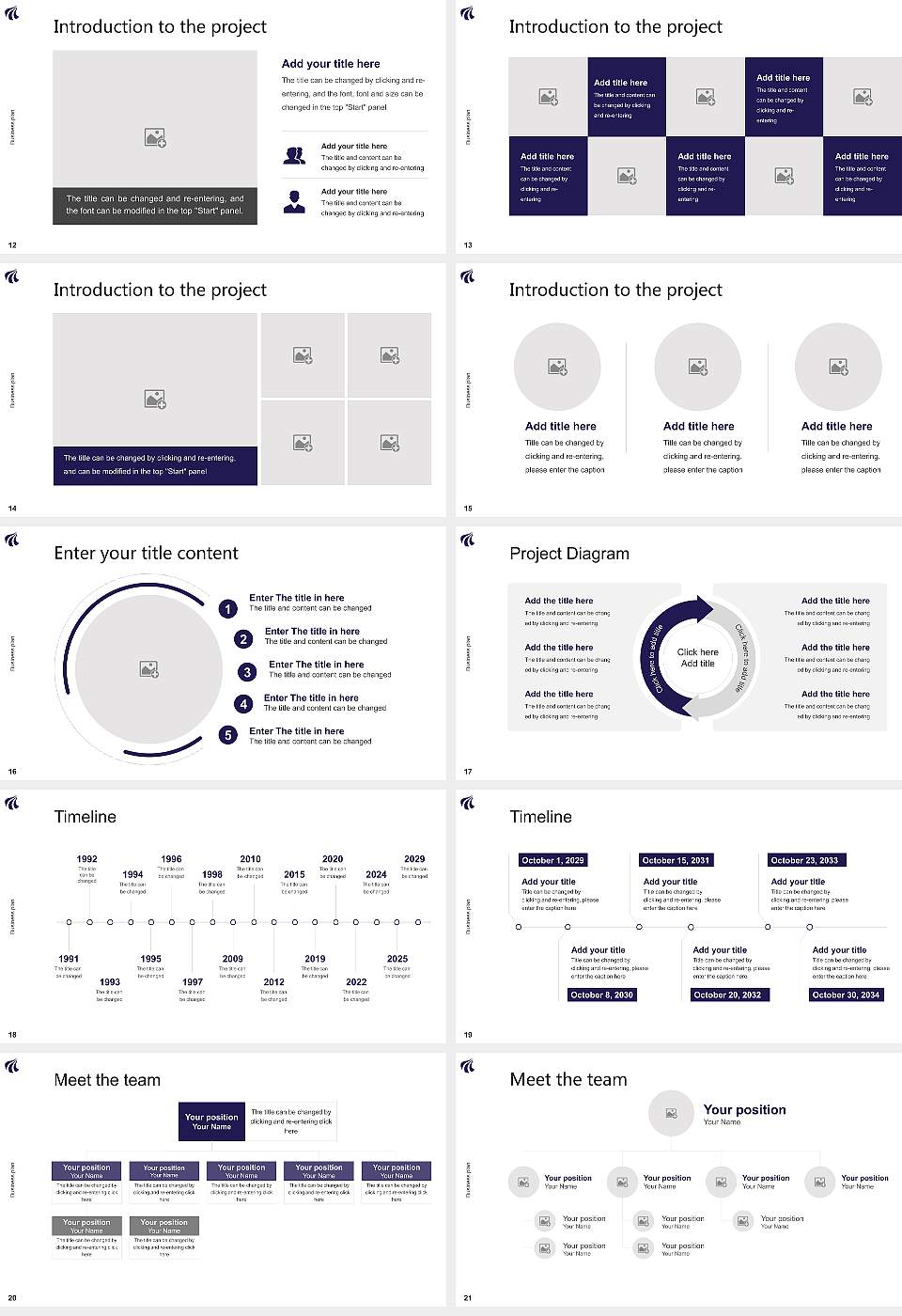 Aalborg University Competition/Entrepreneurship Contest PPT Template16:9 ratio PPT effect preview image3