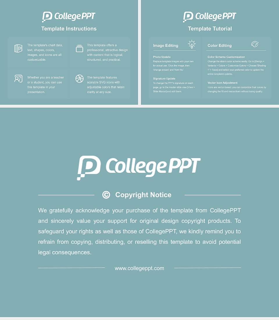 Business Academy Aarhus Course/Courseware Creation PPT Template4:3 ratio PPT effect preview image5